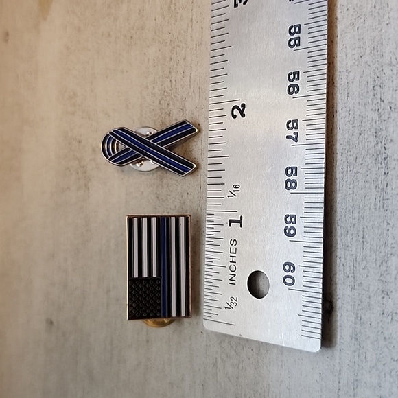 Thin Blue Line K9 Set Pin, Bracelet, Embroidered Patch - Picture 3 of 5